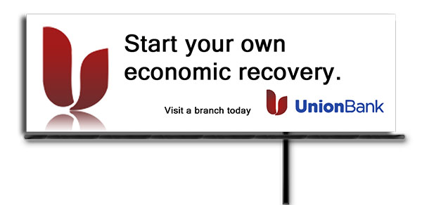 Billboard Design and mockup for Union Bank by DocUmeant Designs